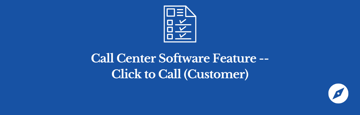 click to call (customer initiated)